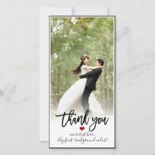 PixDezines DIY Hintergrund/danke Ihnen Hochzeit Fo Dankeskarte