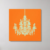 PixDezines DIY Hintergrund/Mint Green Chandelier