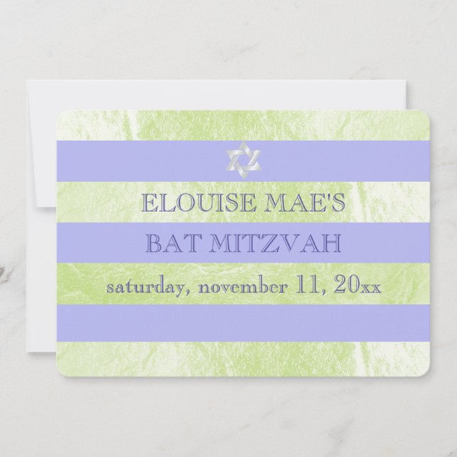 PixDezines DIY Imitat-Streifen Einladung (Vorderseite)