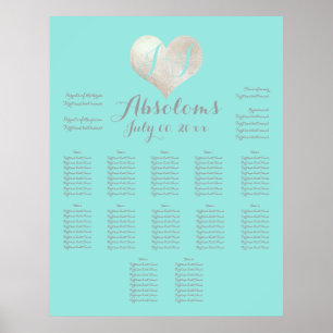 PixDezines DIYColor+Schriftart/Imitate Silberherz/ Poster