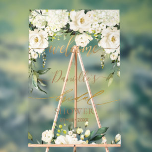 PixDezines Elegant Rosa Roses Anthuriums Acrylschild