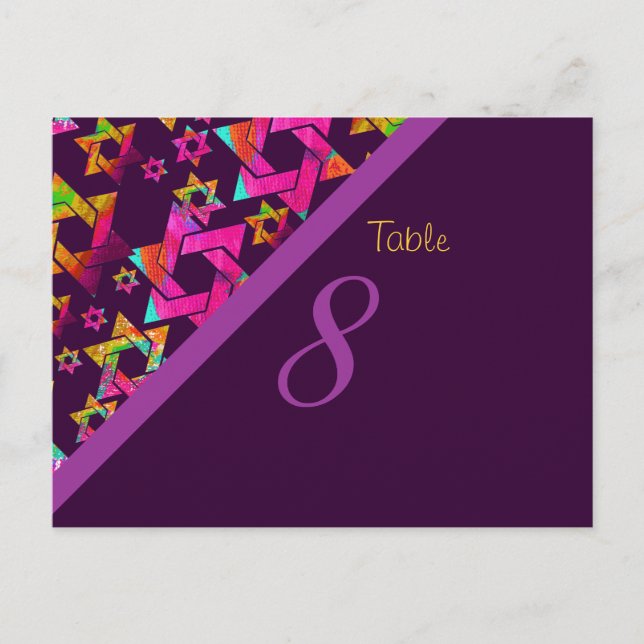 PixDezines étoiles psychédéliques, carte n° de tab (Devant)