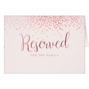 PixDezines Falsche Rose Gold Konfetti/Reservierter