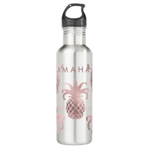 PixDezines Falsches Roségold/Ananas/DIY Hintergrun Trinkflasche