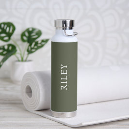 PixDezines Fatigue Green DIY Color Water Flasche