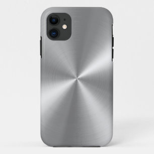 PixDezines Faux-Bürstaluมิเนียม iPhone 11 Hülle
