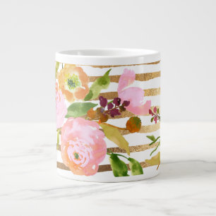 PixDezines floral/wasserfarbe/ranunculus Jumbo-Tasse