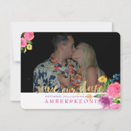 PixDezines Floral Wasserfarbe/Rett unseres Datums Save The Date