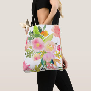 PixDezines Floral/Wasserfarbe/Spring Bouquet Tasche