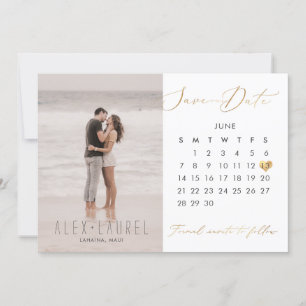 PixDezines Foto-Speichern Sie das Datum-Kalender f Einladung