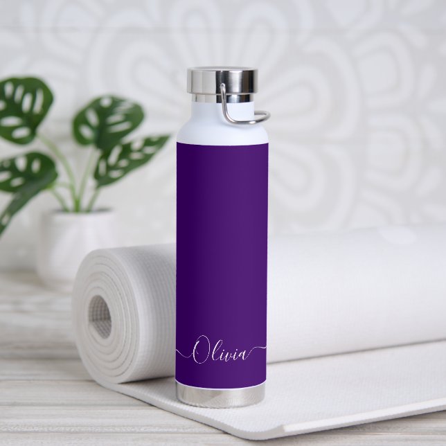 PixDezines French Lavender Lila DIY-Farbe Trinkflasche (Yoga)
