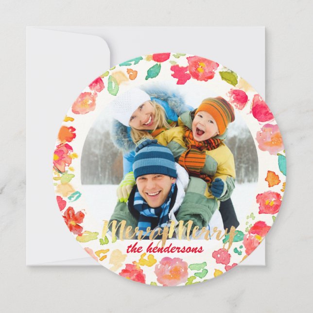 PixDezines Garten-/Urlaubskarten Feiertagskarte (Vorderseite)