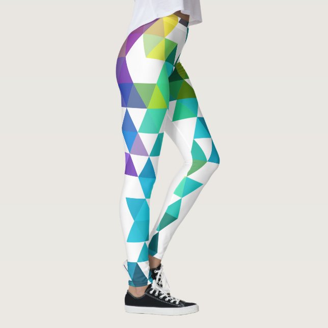 PixDezines Geometric/Dreiecke Leggings (Rechts)