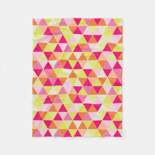PixDezines geometrisch/verstellbar/Zitrusfrüchte Fleecedecke