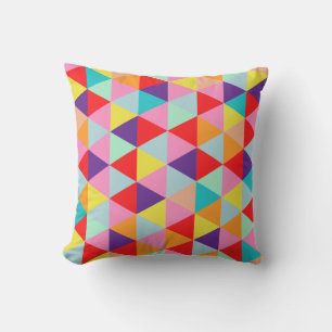 PixDezines geometrische/Neonfarben Kissen