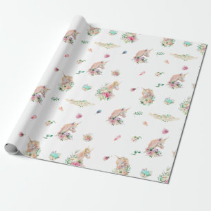 PixDezines glauben an Unicorns   DIY-Hintergrund Geschenkpapier