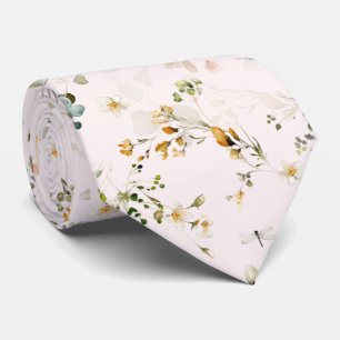 PixDezines H2 Airy Garden Flowers Col cravate