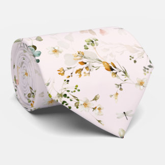 PixDezines H2 Airy Garden Flowers Col cravate
