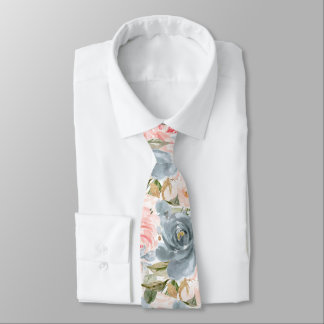 PixDezines H2 Blumen Schieferblaue Rosen mit rosaf Krawatte