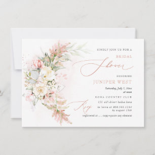 PixDezines H2 Blush Alabaster Rose Brautparty Save The Date