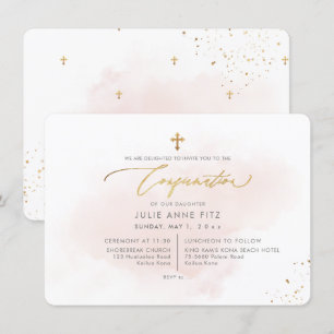 PixDezines H2 Blush Pink Waschbestätigung Einladung