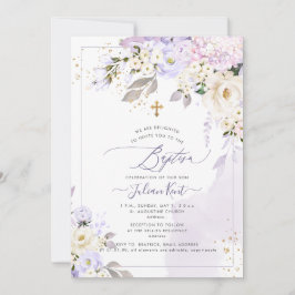 PixDezines H2 Hydrangeas Creme Rose Taufe Einladung
