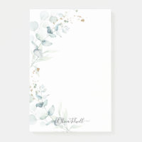 PixDezines H2 Rustic Eucalyptus Postit Notes