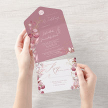 PixDezines H2 Rustikale Dusty Rose Eukalyptus Gold