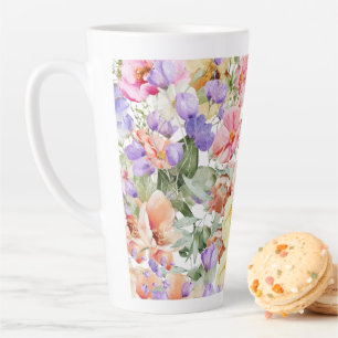 PixDezines H2 Sommergarten Blumen DIY Farbe Milchtasse