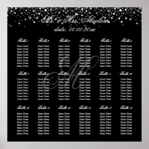 PixDezines hat silberne Flecken/Sitzplakette getau Poster
