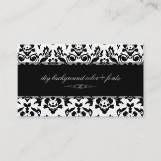 PixDezines Haute Coutour Damask/dicker Hintergrund Visitenkarte