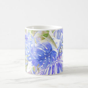 PixDezines Hawaiian Dschungel Blauer Blauer Grüne Kaffeetasse