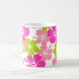 PixDezines Hibiskus/DIY Hintergrundfarbe Kaffeetasse