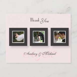 PixDezines Hochzeit Danke Fotos/DIY Farbe Postkarte