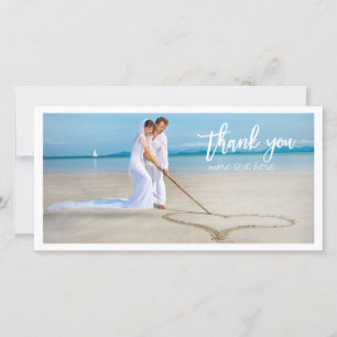 PixDezines Hochzeitsfoto Danke
