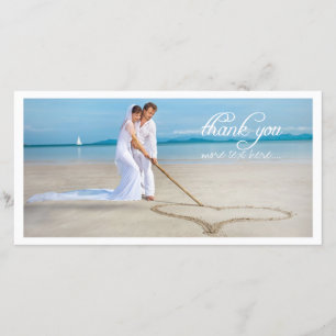 PixDezines Hochzeitsfoto Danke