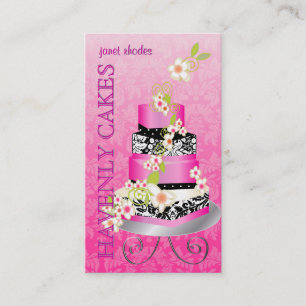 PixDezines Hochzeitstorte/Bäckerei/pâtisserie Visitenkarte