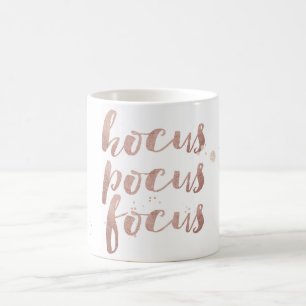 PixDezines Hokus/Pokus/Fokus/Faux Roségold Kaffeetasse