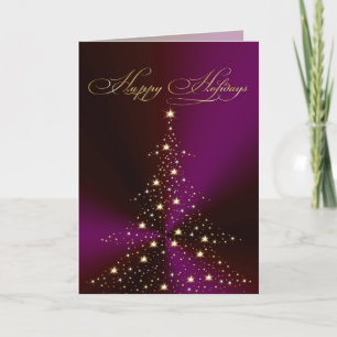 PixDezines Holiday Cards, Weihnachtsbaum Feiertagskarte