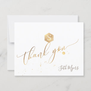 PixDezines Honigwaben Bar Mitzvah Danke ✡ RSVP Karte