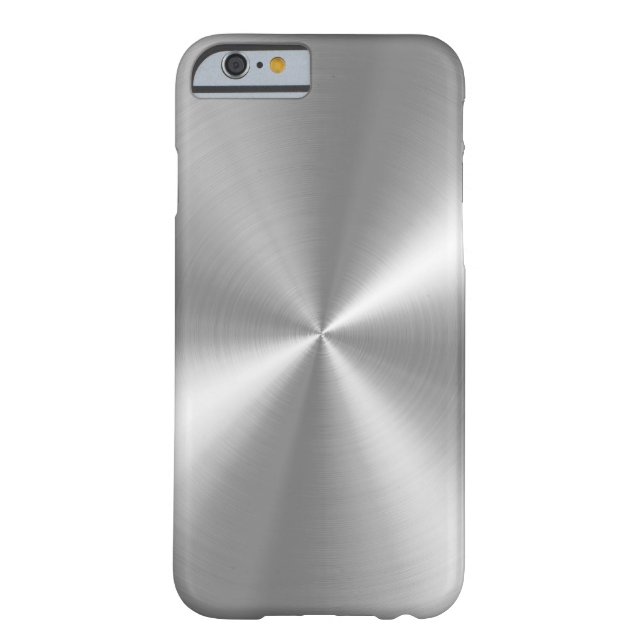 PixDezines Imitat gebürstetes Aluminium Case-Mate iPhone Hülle (Rückseite)