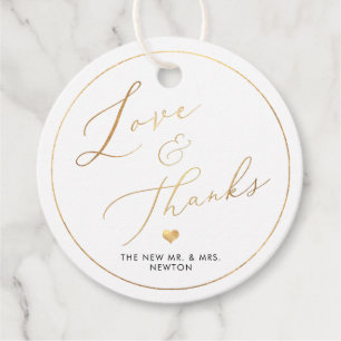 PixDezines Imitats Gold Luxe Calligraphy Vielen Da Geschenkanhänger
