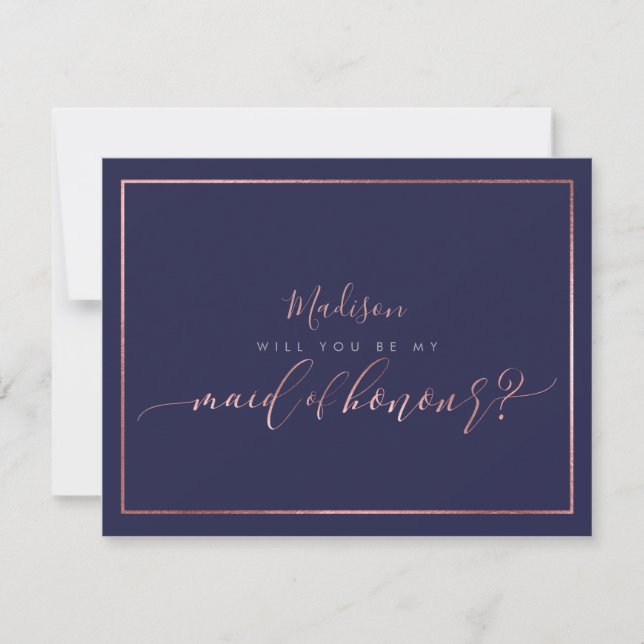 PixDezines Imitats Rose Gold werden Sie von Einladung (Vorderseite)