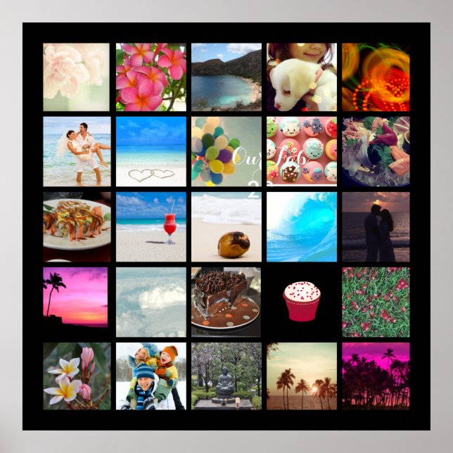 PixDezines instagram es, Poster 25-Fotos (Vorne)