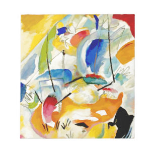PixDezines Kandinsky 1913 Seeschlacht Improv 31 Notizblock