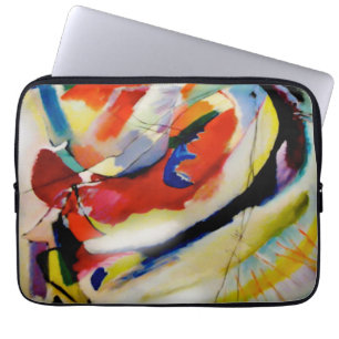 PixDezines - Kandinsky 1914 Abstrakte Wandtafel  Laptopschutzhülle