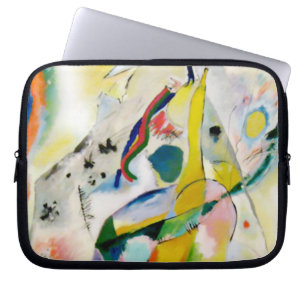 PixDezines - Kandinsky 1914 Abstrakte Wandtafel  Laptopschutzhülle