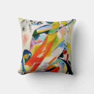 PixDezines Kandinsky 1914 abstrakte Wandverkleidun Kissen