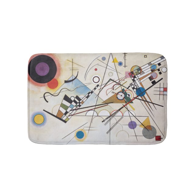 PixDezines Kandinsky 1923/Zusammensetzung viii Badematte (Vorderseite)