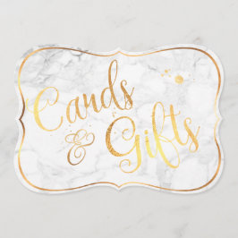 PixDezines Karten+Geschenke Marmor+Imitate Gold/Ta